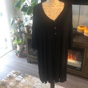 Oversized Babydoll Mini Dress